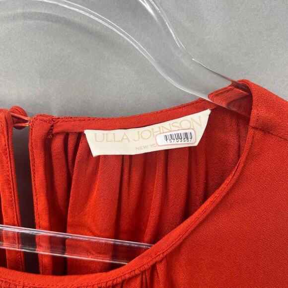 43. Ulla Johnson Marion Midi Dress Womens 12 Boho Chic Cottagecore Elegant - Picture 9 of 10